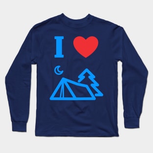 I Love Camping Long Sleeve T-Shirt